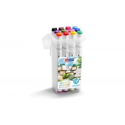 Marcadores Skyglory x12 en estuche