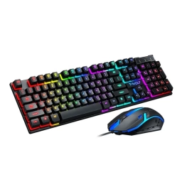 Kit Teclado Y Mouse Gamer T-wolf TF200 Ingl�s USB Rgb