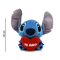 PELUCHE STITCH 40 cm CON CORAZ�N PHI PHI � Disney Original