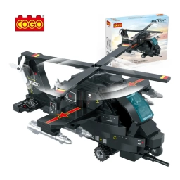 HELIC�PTERO MILITAR COGO 7920 � 260 PIEZAS PARA ARMAR