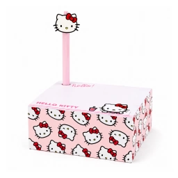 Bloc de Notas Mooving + lapiceras Hello Kitty 