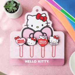 Clips Mooving Hello Kitty x4