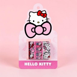 Cinta Adhesiva Decorativa x3 Mooving Hello Kitty � Washi Tape para Manualidades, Agenda y Scrapbook
