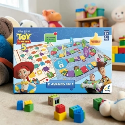 Juego de Mesa Toy Story 2 en 1 Disney � Encuentra a Jessie y Carrera de Juguetes