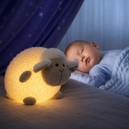 Peluche Oveja Veladora con Luz y Sonidos para Beb�s