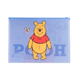 Sobre pvc a4 con cierre zip Mooving Winnie Pooh