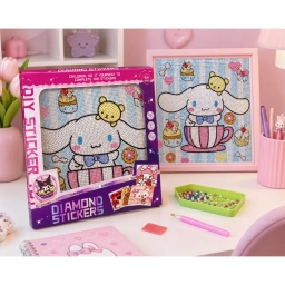 Diamond Painting Sticker 30x30 cm � Kit Creativo Infantil para Decorar con Brillantes