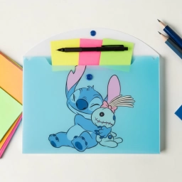 Sobre A5 Stitch Mooving Con Broche Portadocumentos Disney Escolar