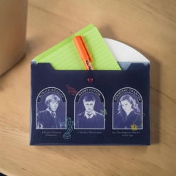 Sobre A5 con Broche Harry Potter | Carpeta Porta Documentos Escolar y Oficina