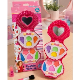 Set de Maquillaje Infantil Almeja 2 Pisos | Cosm�tico de Juguete Fashion Make-Up