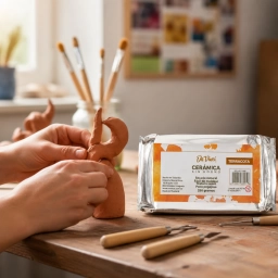Cer�mica Sin Horno Da Vinci Terracota 250g Pasta Moldeable para Manualidades