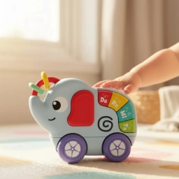 Elefante Piano Musical Huanger | Juguete Did�ctico con Sonidos y Teclas para Beb�s