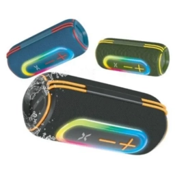 PARLANTE INAL�MBRICO PORTABLE CON LUCES LED XI-XT4