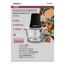 PICADORA DE ALIMENTOS XION 500W