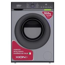 LAVARROPAS C/FRONTAL - 10 KGS INVERTER PLATEADO  XION