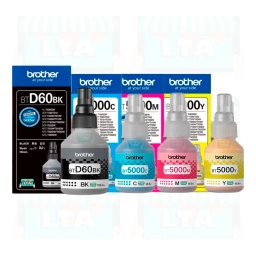 Pack 4 Botellas Tinta Original Impresora Brother DCP-t420 DCP-T220