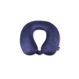 Almohada de viaje relleno memoria Brio- Azul