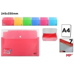 Carpeta Main Paper con 7 divisiones