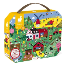 Puzzle de Observaci�n Granja 24 Piezas Janod