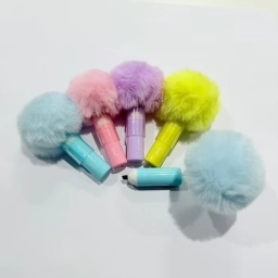 Resaltadores con sello y pomp�n BRW