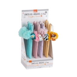 Lapicera borrable BRW con pomp�n y animalito