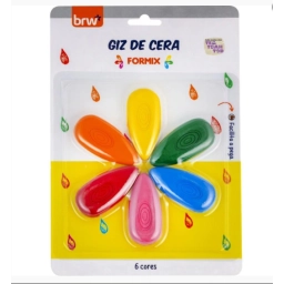 Crayolas BRW Formix 6 colores