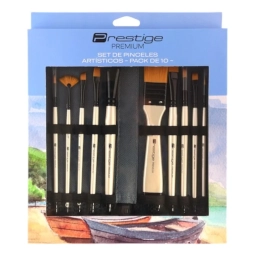Set de pinceles artisticos x10 Prestige