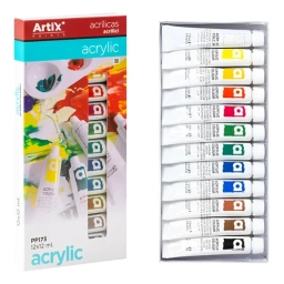 Pinturas acr�licas x12ml Artix