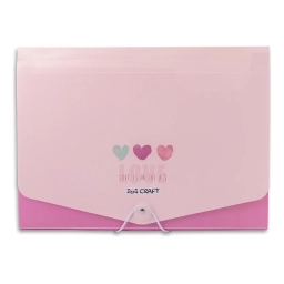 Carpeta porta documentos IBI CRAFT 13 divisiones  "LOVE IS IN THE AIR"