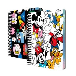 Cuaderno 1/2 ofico tapa dura licencias Mickey