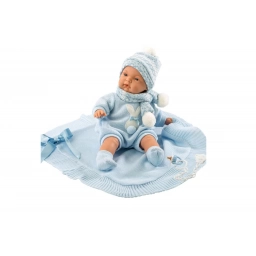 Mu�eco Llorens Joel Llor�n con Toquilla Celeste 38 cm