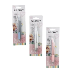 Cortante de Precisi�n Retr�ctil IBI Craft Soft Grip con Hoja de Repuesto