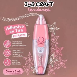 Adhesivo en Tira IBI Craft Tendance Retr�ctil 5mm x 3m para Scrapbooking y Manualidades