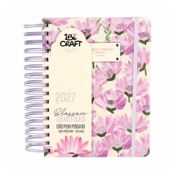 Agenda IBI Craft 2027 Blossom A5 D�a por P�gina