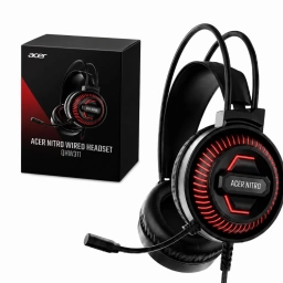 Auricular Gamer Acer Nitro OHW311 USB con Micr�fono LED Rojo 50mm