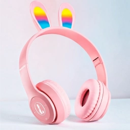 Auriculares Bluetooth Ledstar Rabbit Con Orejas LED Y Micr�fono