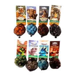 Bolitas de Vidrio x20 + Boch�n Juego de Canicas Tradicional