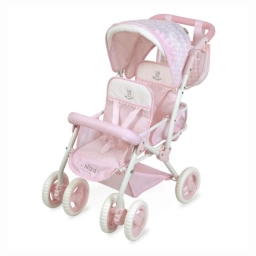 Carro de Mu�ecas Gemelar DeCuevas Niza Plegable con Bolso