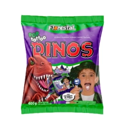 Chupet�n Paleta Dinos con Tatuaje x50 Unidades Sin Gluten