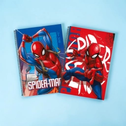 Cuaderno Dali A5 Spiderman Tapa Dura Rayado Escolar