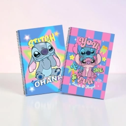 Cuaderno Dal� A5 Stitch Tapa Dura Rayado Escolar