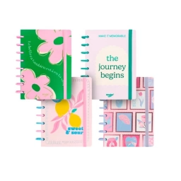 Cuaderno de Discos Mooving A5 Tapa Dura | Reutilizable con Separadores y Banda Elástica