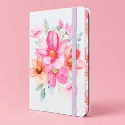 Cuaderno Mooving Notes A5 Garden Tapa Dura Rayado 96 Hojas Cosido