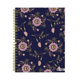 Cuaderno Premium Mooving Boho Carta 96 Hojas | Tapa Dura Espiralado
