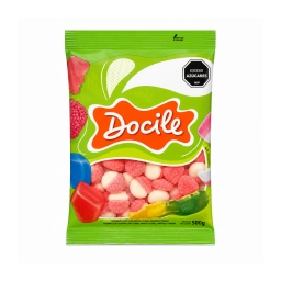 Gomitas Docile Besos de Fresa 500g Caramelos de Gelatina
