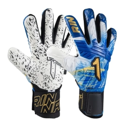 Guante Arquero Golero Rinat Fiera Prime Spine Inf. Azul