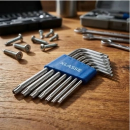 Juego De Llaves Torx Klasse 7 Piezas Acero Cromado