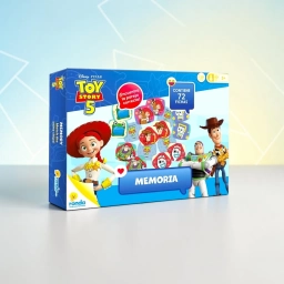 Juego de Memoria Toy Story 5 Ronda 72 Fichas Disney Pixar