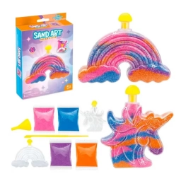 Kit de Arte con Arena de Colores para Moldear Unicornio o Arco�ris