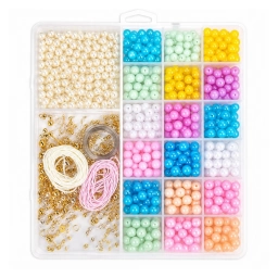 Kit My Bead Studio Joyas Perlas Pastel Little Birdie | Crea Pulseras y Collares DIY